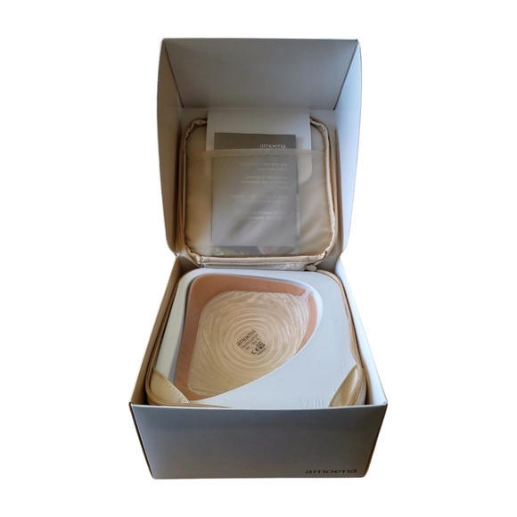 Amoena Comfort Plus Natural Light 2A Breast Form Prosthesis Size 8L New in Box - Picture 1 of 9